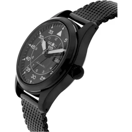 Seiko SRPH25K1 5 Sports Automatic czarny męski zegarek automatyczny
