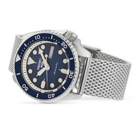 Seiko SRPD71K1 5 Sports Automatic męski zegarek automatyczny granatowa tarcza