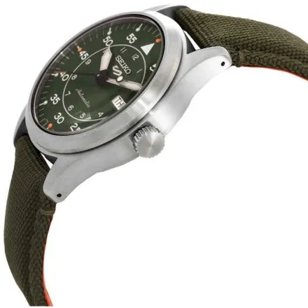 Seiko SRPH29K1 5 Sports Automatic męski zegarek automatyczny wojskowy zielony