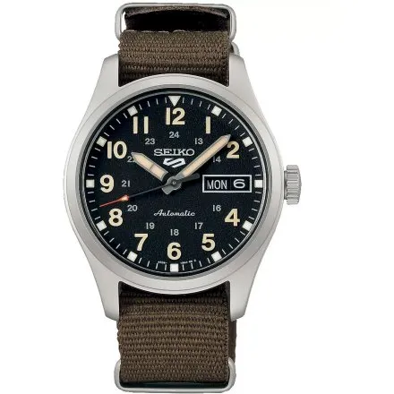 Seiko SRPJ85K1 5 Sports Automatic męski zegarek automatyczny z paskiem nylonowym