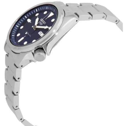 Seiko SRPE53K1 5 Sports Automatic męski zegarek automatyczny z niebieską tarczą