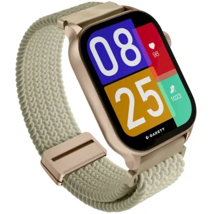 Smartwatch Garett GRC Activity 3 złoty + pasek w zestawie 5904238487259