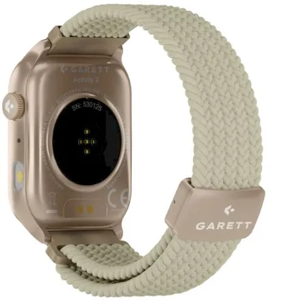 Smartwatch Garett GRC Activity 3 złoty + pasek w zestawie 5904238487259