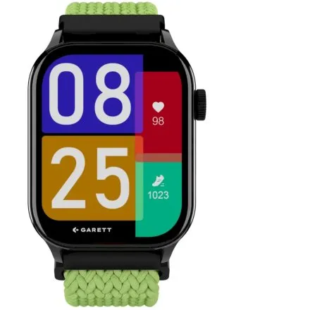 Smartwatch Garett GRC Activity 3 czarny + pasek w zestawie 5904238487242