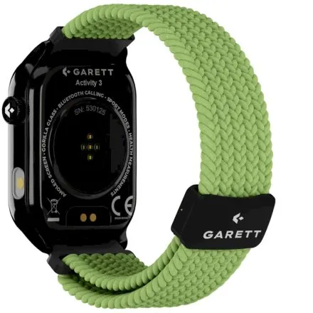 Smartwatch Garett GRC Activity 3 czarny + pasek w zestawie 5904238487242