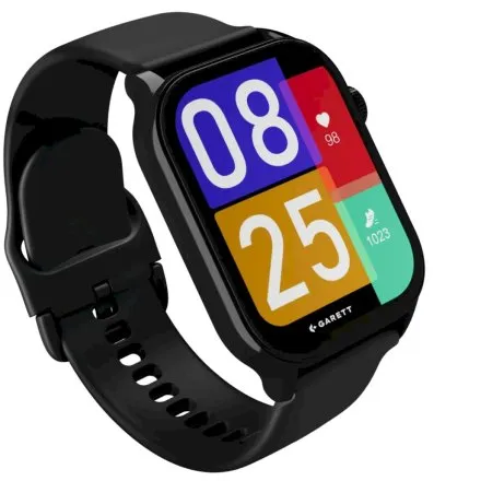 Smartwatch Garett GRC Activity 3 czarny + pasek w zestawie 5904238487242