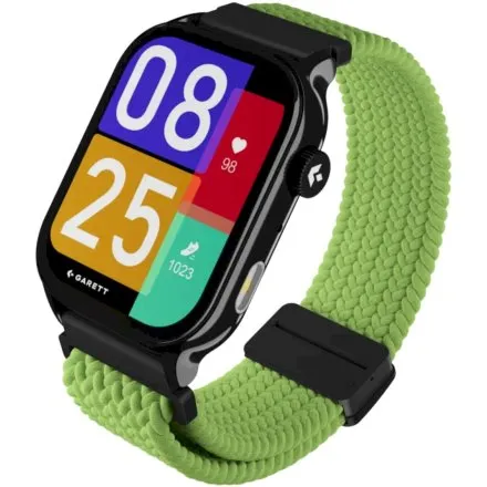 Smartwatch Garett GRC Activity 3 czarny + pasek w zestawie 5904238487242
