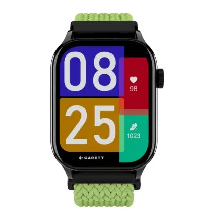 Smartwatch Garett GRC Activity 3 czarny + pasek w zestawie 5904238487242