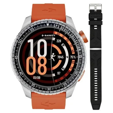 Smartwatch Garett Compass GPS srebrny 5904238487365