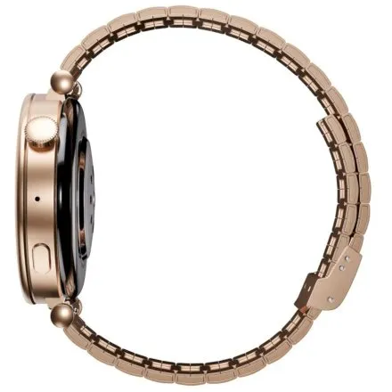 Smartwatch Garett Rose różowe złoto stalowy na bransolecie elegancki damski 5904238486870