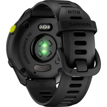 Garmin Forerunner 70 Black 010-04307-00 czarny zegarek GPS do biegania AMOLED