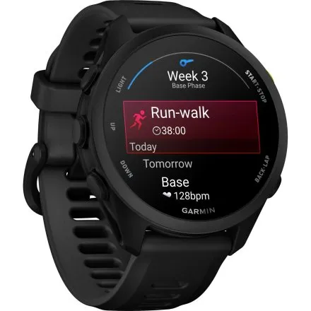 Garmin Forerunner 70 Black 010-04307-00 czarny zegarek GPS do biegania AMOLED