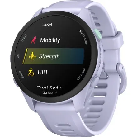 Garmin Forerunner 70 Cool Lavender 010-04307-03 fioletowy zegarek GPS do biegania AMOLED