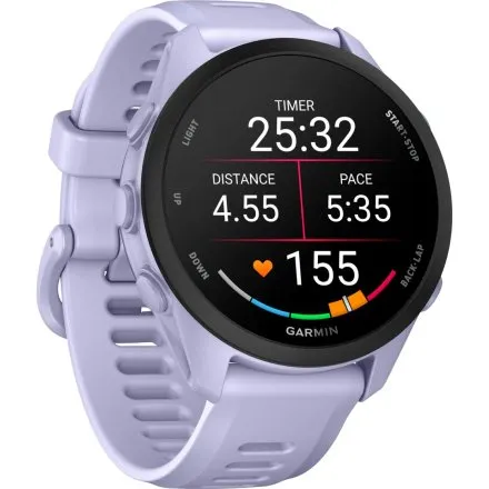Garmin Forerunner 70 Cool Lavender 010-04307-03 fioletowy zegarek GPS do biegania AMOLED