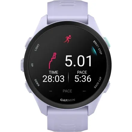 Garmin Forerunner 70 Cool Lavender 010-04307-03 fioletowy zegarek GPS do biegania AMOLED