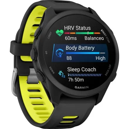 Garmin Forerunner 170 Music Black 010-03920-10 czarny zegarek GPS do biegania AMOLED
