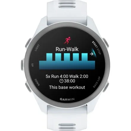 Garmin Forerunner 170 Music Whitestone 010-03920-11 biały zegarek GPS do biegania AMOLED