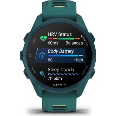 Garmin Forerunner 170 Music Teal Green 010-03920-12 zielony zegarek GPS do biegania AMOLED