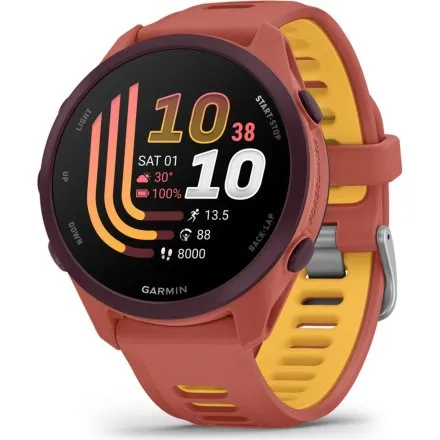 Garmin Forerunner 170 Music Red Pink 010-03920-13 czerwony zegarek GPS do biegania AMOLED