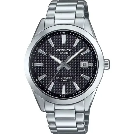 Casio Edifice Classic EFV-160D-1AVEF zegarek męski na bransolecie z czarną tarczą