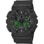 Casio G-Shock GA-100BEG-1AER czarny zegarek męski ze wskazówkami