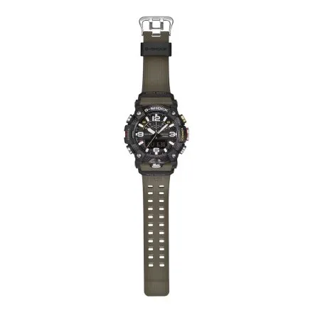 Zegarek Casio G-SHOCK Mudmaster Carbon Core GG-B100X-1A3ER z zielonym paskiem