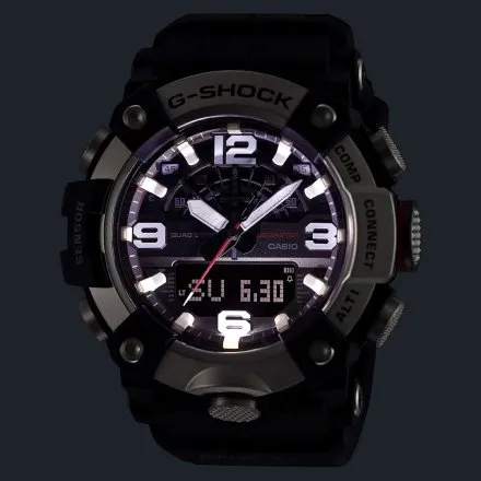 Zegarek Casio G-SHOCK Mudmaster Carbon Core GG-B100X-1A3ER z zielonym paskiem