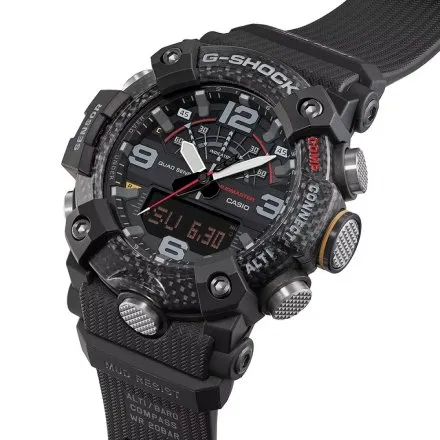 Zegarek Casio G-SHOCK Mudmaster Carbon Core GG-B100X-1AER z czarnym paskiem
