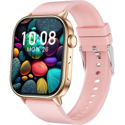 Rubicon RNCF42 różowy smartwatch SMARUB384 Rozmowy