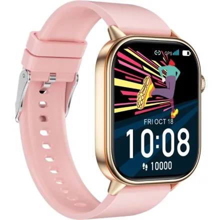 Rubicon RNCF42 różowy smartwatch SMARUB384 Rozmowy
