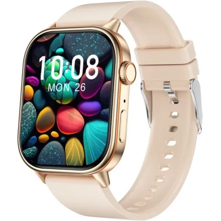 Rubicon RNCF42 beżowy smartwatch SMARUB385 Rozmowy