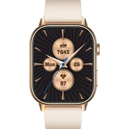Rubicon RNCF42 beżowy smartwatch SMARUB385 Rozmowy