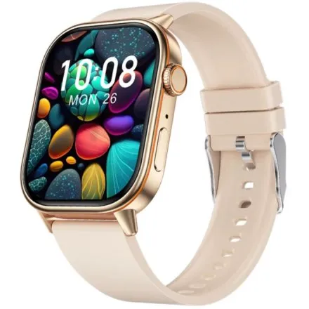 Rubicon RNCF42 beżowy smartwatch SMARUB385 Rozmowy