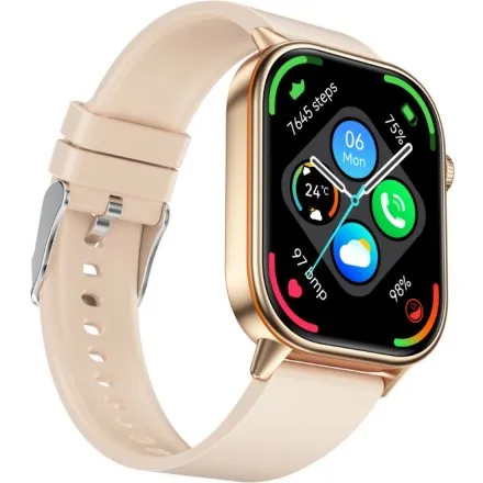 Rubicon RNCF42 beżowy smartwatch SMARUB385 Rozmowy