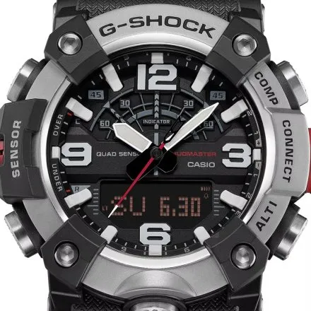 Zegarek Casio G-SHOCK Mudmaster Carbon Core GG-B100XM-1AER z czarnym paskiem