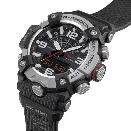 Zegarek Casio G-SHOCK Mudmaster Carbon Core GG-B100XM-1AER z czarnym paskiem