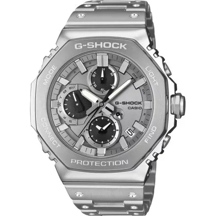 Zegarek Casio G-SHOCK Full Metal GMC-B2100ADS-1AER srebrny na bransolecie