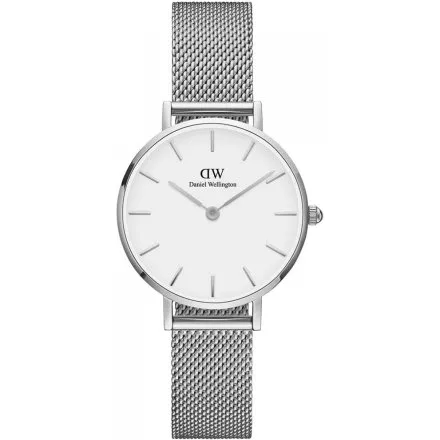 Zegarek Daniel Wellington DW00100220 Petite Sterling 28mm damski na bransolecie