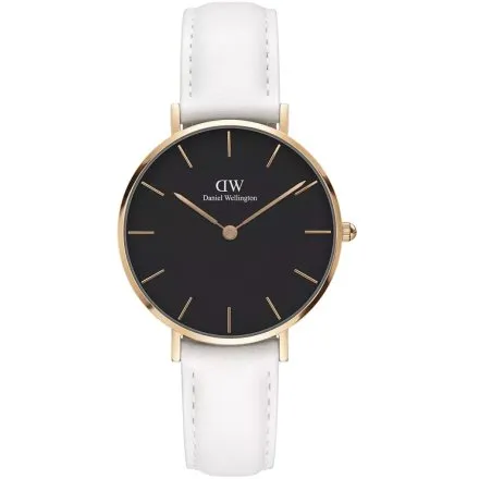 Zegarek Daniel Wellington DW00100283 Petite 32mm damski na białym pasku