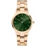 Zegarek Daniel Wellington Iconic Link Emerald DW00100421 28mm różowozłoty z zieloną tarczą