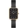 Zegarek Daniel Wellington Quadro Pressed Ashfield Rose Gold DW00100433 20mm czarny  z bransoletką 