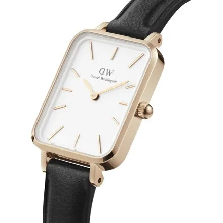 Zegarek Daniel Wellington Quadro Pressed Sheffield DW00100434 20mm damski na pasku skórzanym