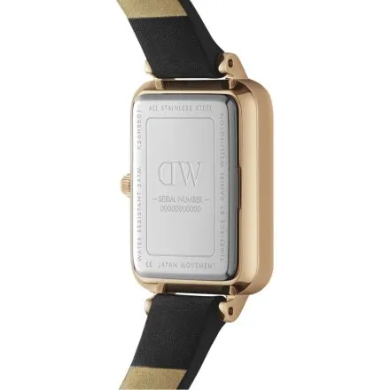Zegarek Daniel Wellington Quadro Pressed Sheffield DW00100434 20mm damski na pasku skórzanym