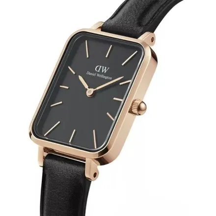 Zegarek Daniel Wellington Quadro Pressed Sheffield DW00100435 20mm damski na pasku skórzanym