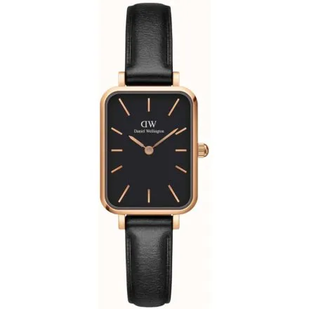 Zegarek Daniel Wellington Quadro Pressed Sheffield DW00100435 20mm damski na pasku skórzanym