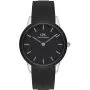 Zegarek Daniel Wellington Iconic Motion DW00100436 40mm srebrny na czarnym pasku