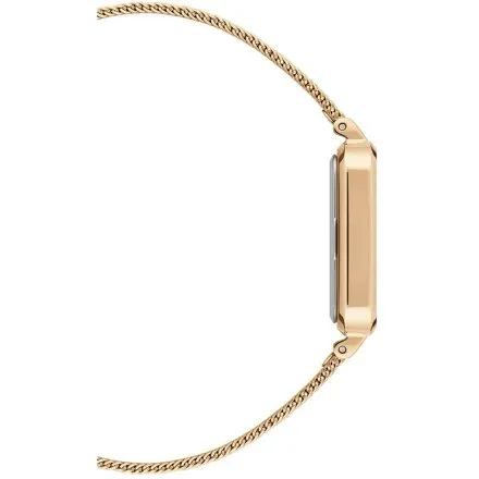 Zegarek Daniel Wellington Quadro Pressed Emerald DW00100445 20 mm różowozłoty z zieloną tarczą