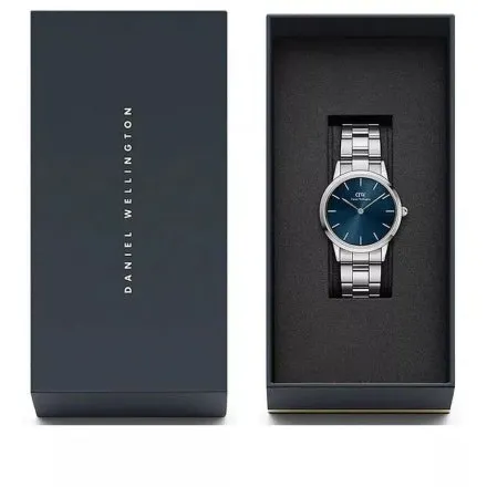 Zegarek Daniel Wellington Iconic Link Arctic DW00100459 32 mm srebrny z bransoletką