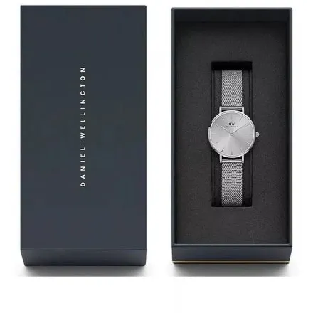 Zegarek Daniel Wellington Petite Unitone DW00100464 28mm srebrny z bransoletką