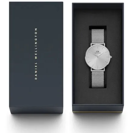 Zegarek Daniel Wellington Petite Unitone DW00100468 32mm srebrny z bransoletką